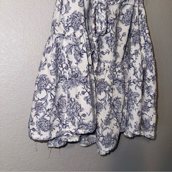 Cynthia Rowley Blue and White Floral Mini Dress Small - Picture 11 of 12